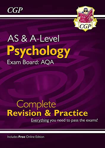 AS and A-Level Psychology: AQA Complete Revision & Practice with Online Edition (CGP A-Level Psychology) von Coordination Group Publications Ltd (CGP)